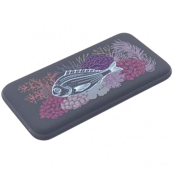 Аккумулятор Uniscend Starry с подсветкой, 10000 мАч, темно-серый 