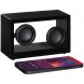 Bluetooth-колонка со светомузыкой Sensofonic, черная 
