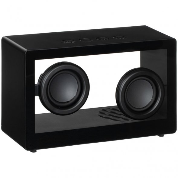 Bluetooth-колонка со светомузыкой Sensofonic, черная 