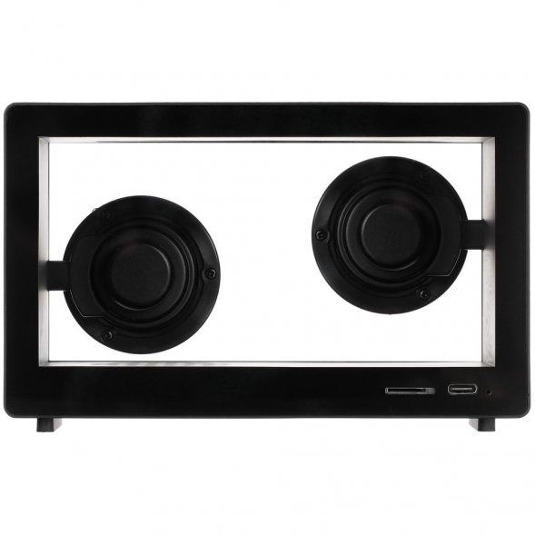 Bluetooth-колонка со светомузыкой Sensofonic, черная 