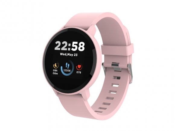 Умные часы CANYON Lollypop SW-63, IP 68, BT 5.0, сенсорный дисплей 1.3, розовый 