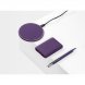 Беспроводное зарядное устройство с подсветкой 15W Auris, фиолетовое 