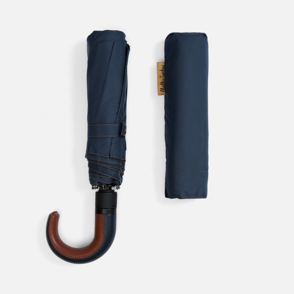 Складной зонт Palermo, темно-синий 