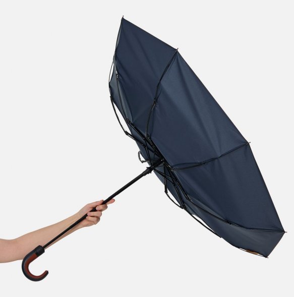 Складной зонт Palermo, темно-синий 