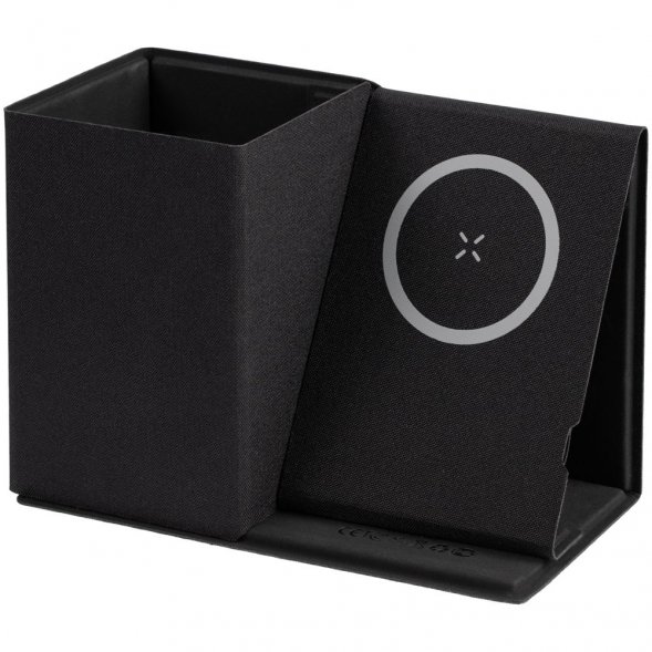 Настольный органайзер Midstream с зарядкой и стаканчиком для ручек 