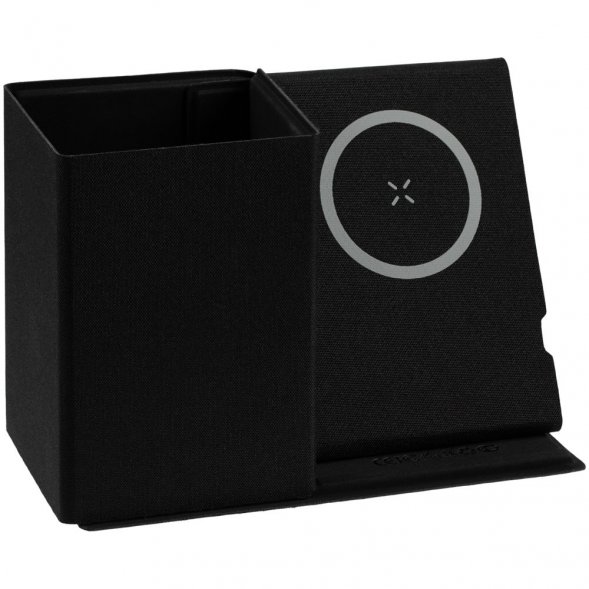 Настольный органайзер Midstream с зарядкой и стаканчиком для ручек 