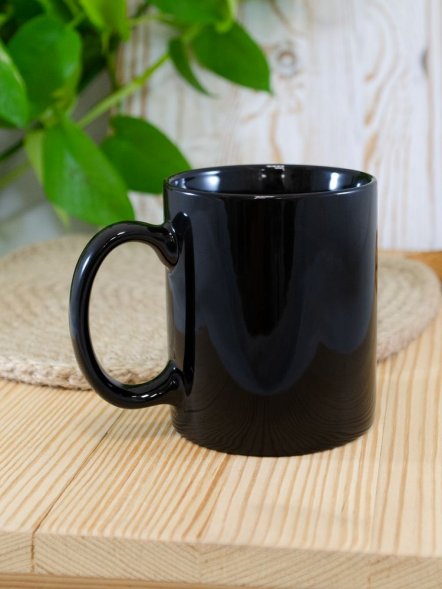 Кружка Promo, черная 