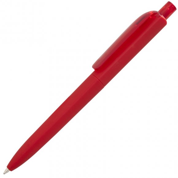 Ручка шариковая Prodir DS8 PRR-Т Soft Touch, красная 