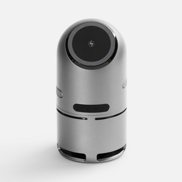 Bluetooth-колонка с беспроводной зарядкой Droid, серая 
