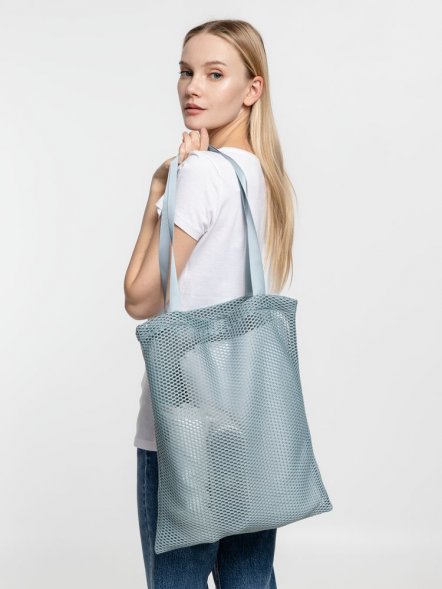 Шопер Verkko, серо-голубой 