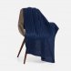 Плед Termoment, синий меланж 