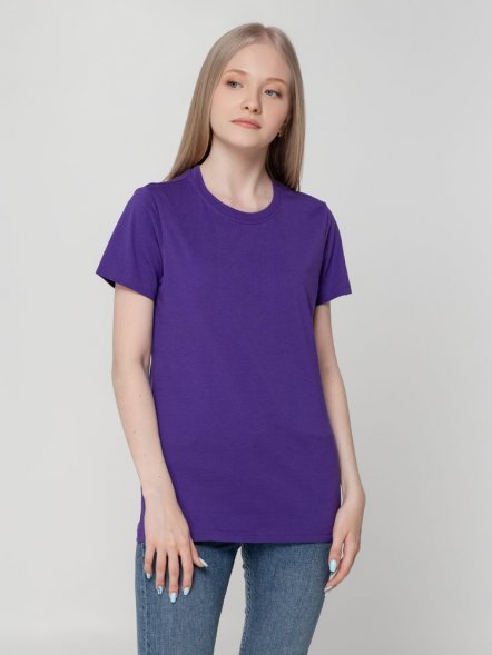 Футболка женская T-bolka Lady, фиолетовая 