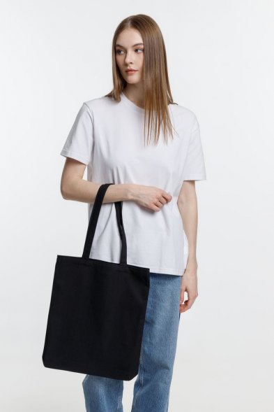 Холщовая сумка Strong 210, черная 