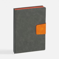 Ежедневник Grande Strap на заказ, датированный, серый