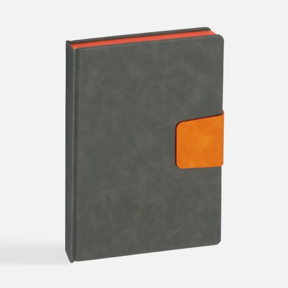 Ежедневник Grande Strap на заказ, датированный, серый 