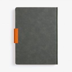 Ежедневник Grande Strap на заказ, датированный, серый