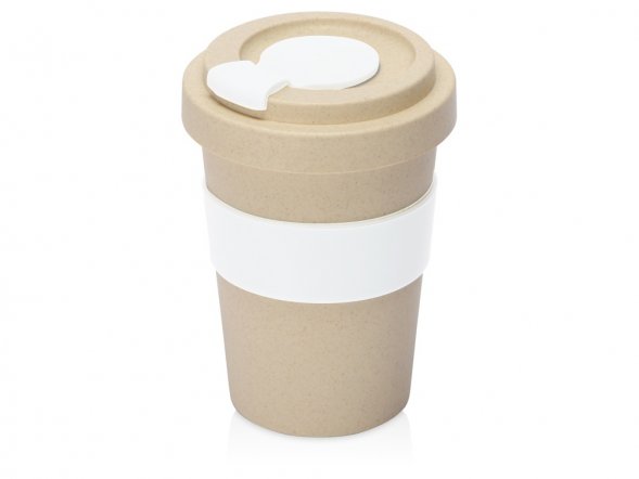 Стакан из пшеничного волокна Flava, белый 