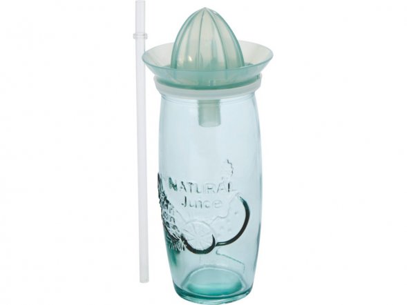 Стакан для коктейлей из переработанного стекла с соковыжималкой Verano 