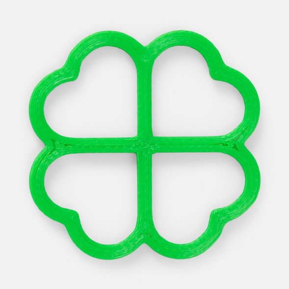 Подвеска Flora, 3D-печать на заказ, клевер 