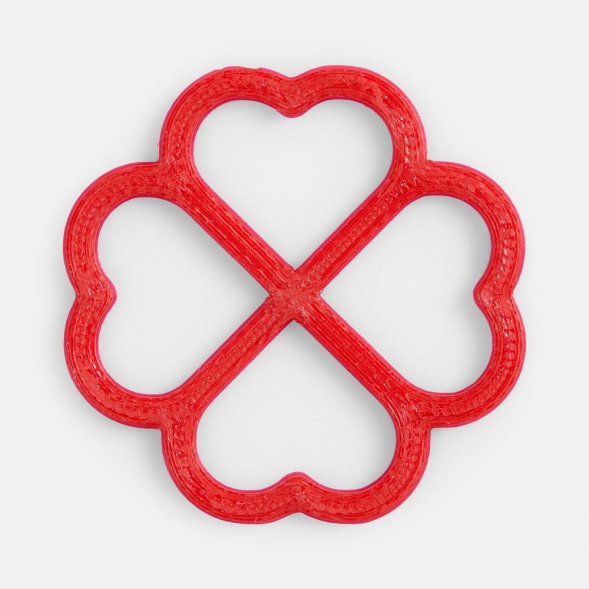 Подвеска Flora, 3D-печать на заказ, клевер 