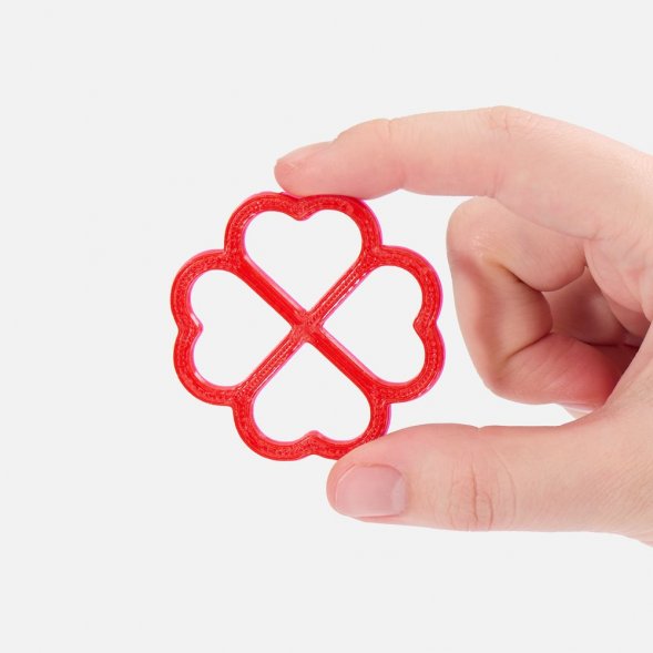 Подвеска Flora, 3D-печать на заказ, клевер 