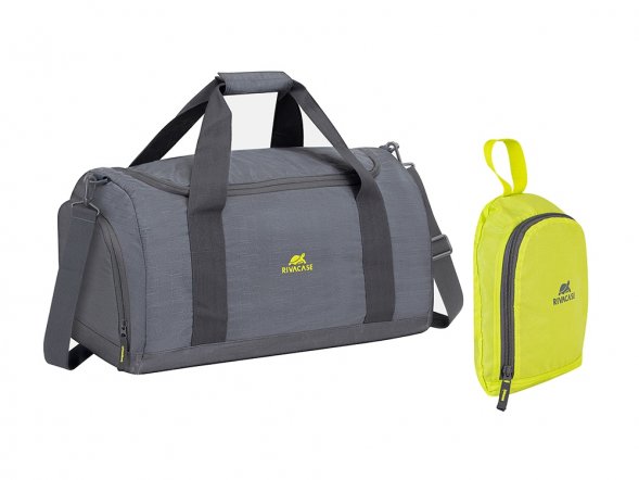 RIVACASE 5542 grey Лёгкая складная дорожная сумка, 30л /12 