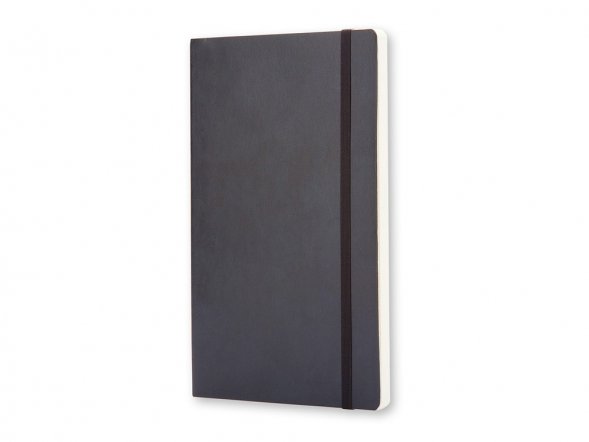 Записная книжка Moleskine Classic Soft (нелинованный), Large (13х21см), черный 