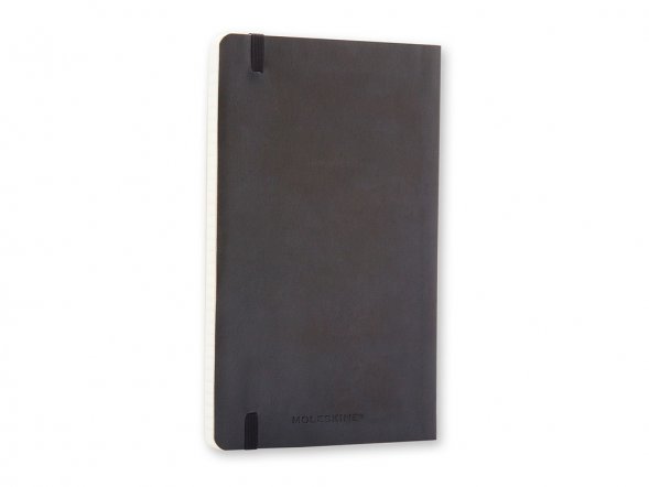 Записная книжка Moleskine Classic Soft (нелинованный), Large (13х21см), черный 