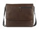 Сумка через плечо Mano Don Valentino, натуральная кожа в коричневом цвете, 36,5 х 30 х 8 см 