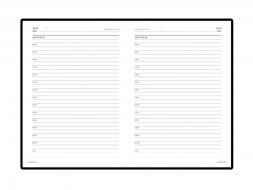 Ежедневник недатированный А6+ Velvet, зефирный мятный