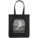 Холщовая сумка «Олень Тюлень», черная 