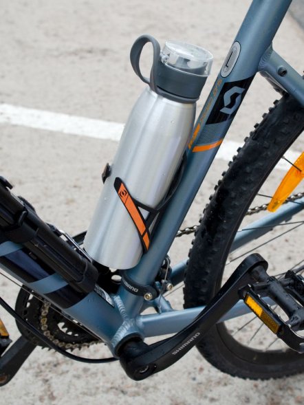 Спортивная бутылка для воды Korver, серебристая 