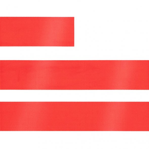 Лента сатиновая Satin 20 L, красная, 110 см 