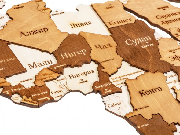 Интерьерная карта мира World 