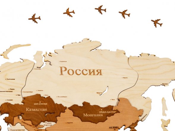 Интерьерная карта мира World 