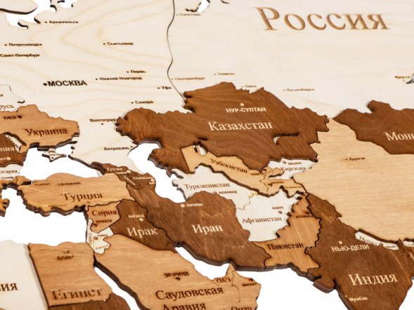 Интерьерная карта мира World 