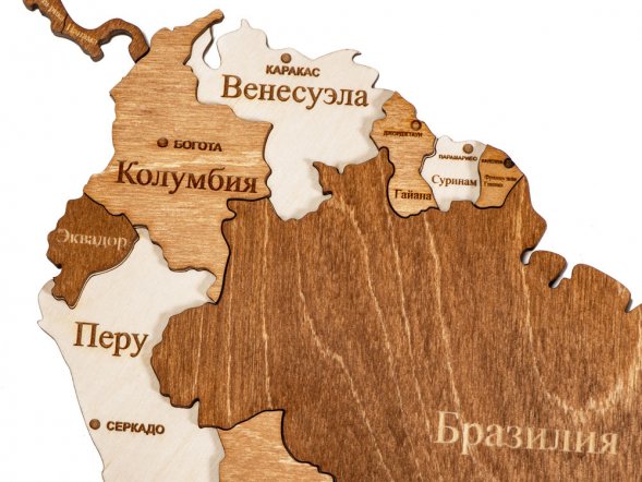 Интерьерная карта мира World 