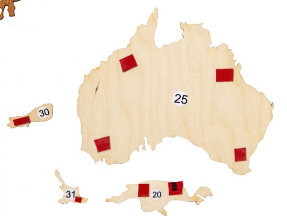 Интерьерная карта мира World 