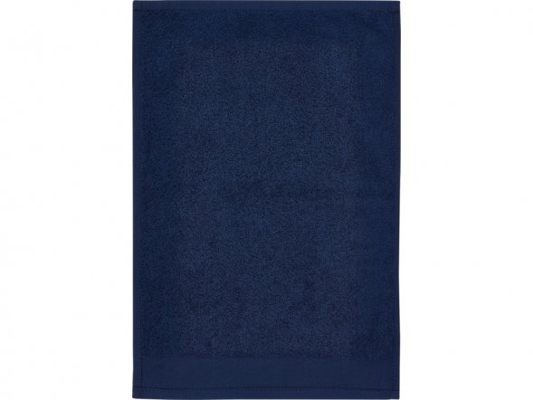 Хлопковое полотенце для ванной Chloe 30x50 см плотностью 550 г/м2, темно-синий 