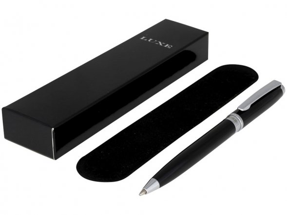 Ручка металлическая шариковая Aphelion, черный/серебристый 