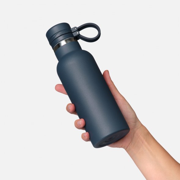 Термобутылка вакуумная герметичная Modena, синяя 