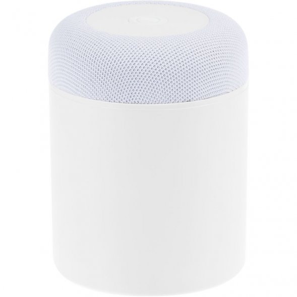 Станция беспроводной зарядки с колонкой и ночником Trilogy, белая 