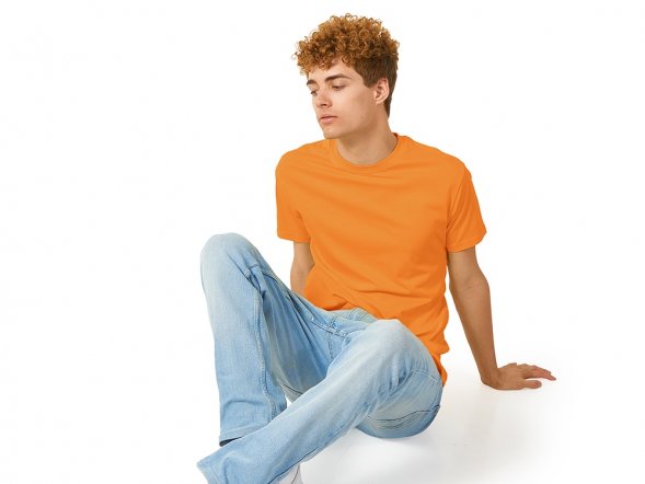 Футболка Heavy Super Club с боковыми швами, мужская, оранжевый 