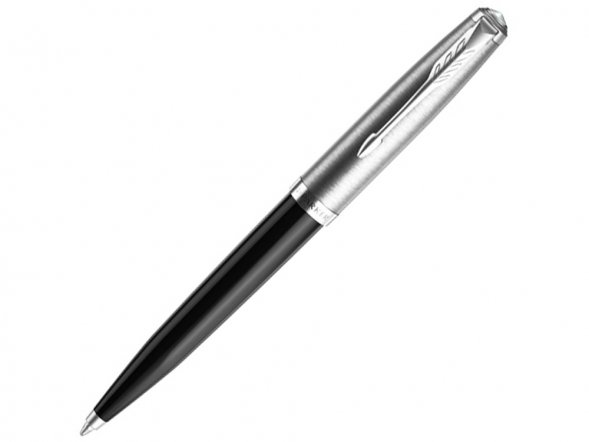 Шариковая ручка Parker 51 CORE BLACK CT, стержень: M, цвет чернил: black, в подарочной упаковке. 