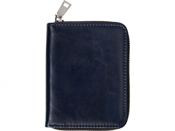 Картхолдер на молнии для 8 пластиковых карт с RFID защитой Fabrizio, синий 