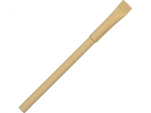 Ручка картонная с колпачком Recycled, натуральный 