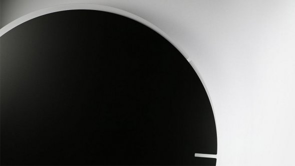 Часы настенные Melancholia Clock, черные 