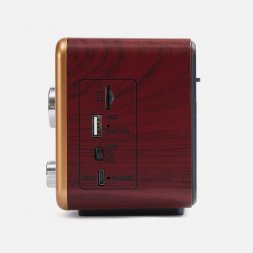 Bluetooth-колонка с радио Listenberg, коричневая