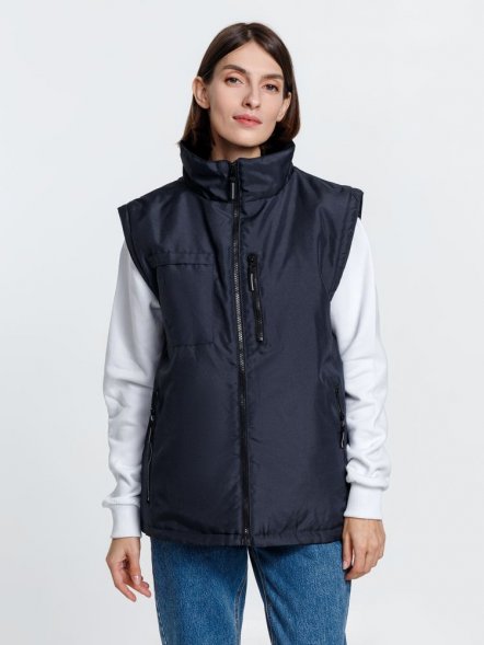 Куртка-трансформер унисекс Astana, темно-синяя 