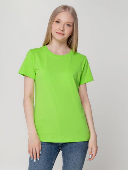 Футболка женская T-bolka Lady, зеленое яблоко 